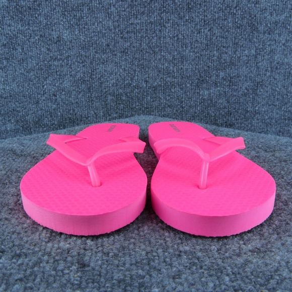 Old Navy Youth Girls Flip Flop Shoes Pink Synthetic‎ Slip On Size 3-4 Medium - Picture 2 of 7